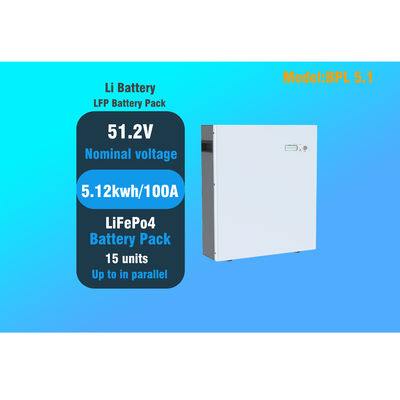 51.2v Lifepo4 μπαταρία για ηλιακή αποθήκευση