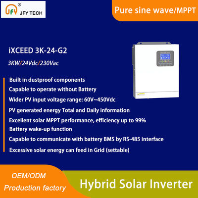 3KW εκτός δικτύου μετατροπέας με μπαταρία 24V εισροή και 230Vac έξοδος